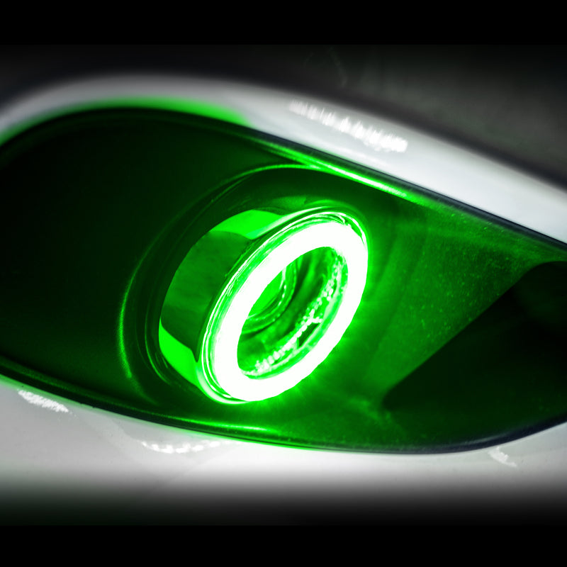 Oracle 09-13 Mercedes SL63 Surface Mount LED Fog Light Halo Kit - Green