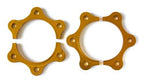 BLOX Honda S2000 Racing Half Shaft Spacers-Silver (Recommended for vehicles lowered 1.25in or more)