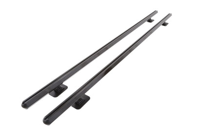 Deezee 14-23 Chevrolet Silverado Hex Series Side Rails - Gloss Black 8Ft Bed