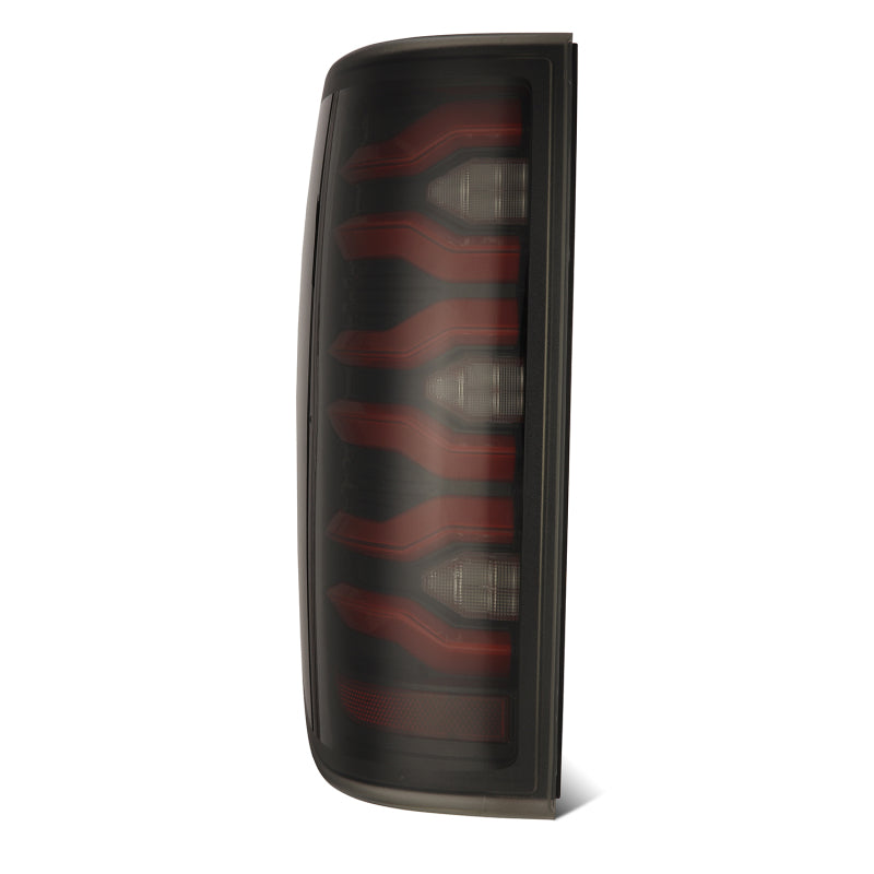 AlphaRex 09-14 Ford F150 LUXX LED Taillights - Black/Red Housing