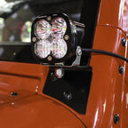 Baja Designs 07-18 Jeep Wrangler JK XL80 Drive/Combo A-Pillar Kit - White