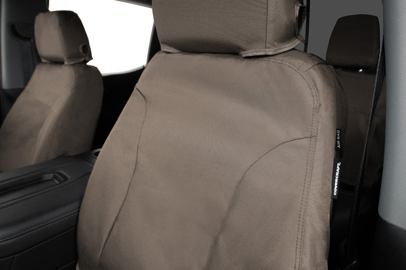 Covercraft 18-22 Dodge Ram ProMaster Endura Waterproof SeatSaver Front Row Seat Covers-Taupe