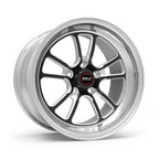 Weld S70 RT-S 17x7in / 5x114.3 BP / 5.3in. BS - Black Center - Polished Shell Wheel