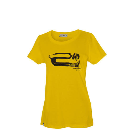 Gaerne G.Dude Tee Shirt Ladies Yellow Size - Medium