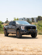 PRP 2021+ Ford 150/ 2023+ SuperDuty Rear Seat Covers (Pair) - Black w/ Red Stitch