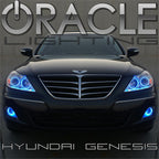 Oracle 09-10 Hyundai Genesis LED Headlight Halo Kit - Blue