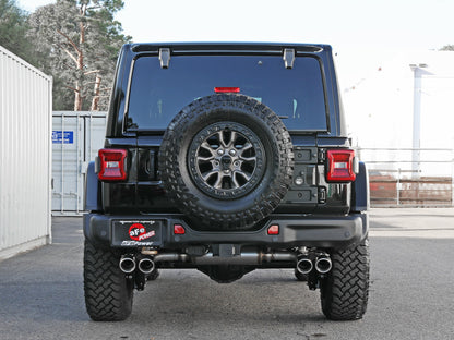 aFe Vulcan Series 2.5in 304SS Cat-Back Exhaust 2021+ Jeep Wrangler 392 6.4L w/ Polished Tips