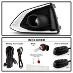 Spyder 2019 Chevy Cruze OEM Style Fog Lights w/ Switch - Clear (FL-CCRZ2019-C)