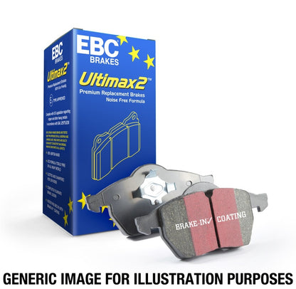 EBC 86-89 Mercedes-Benz 560 SL Ultimax Front Brake Pads