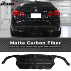 2012-2016 BMW F10 M5 3D Style Rear Bumper Lip Diffuser Carbon Fiber
