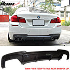 2011-2016 BMW F10 M-Sport V Rear Bumper Lip Diffuser Carbon Fiber CF