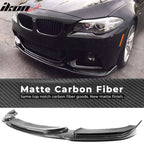 2011-2016 BMW F10 M Sport HM Front Bumper Lip Spoiler Carbon Fiber CF