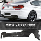 2012-2017 BMW F12 F13 640i MT M Sport OE Rear Diffuser Carbon Fiber CF
