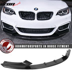 2014-2021 BMW F22 2 Series M Sport P Front Bumper Lip Carbon Fiber CF