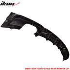 2012-2018 BMW F30 M-Tech M Sport DP Rear Lip Diffuser Carbon Fiber CF