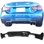 2014-2020 BMW F32 F33 3D Style Rear Bumper Lip Diffuser Carbon Fiber