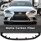 2014-2016 Lexus IS250 IS350 F-Sport SK Front Bumper Lip Carbon Fiber