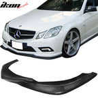 2009-2013 Benz W207 GH Style Front Bumper Lip Carbon Fiber