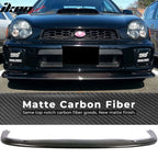 2001-2002 Subaru WRX STI DP Style Front Bumper Lip Carbon Fiber