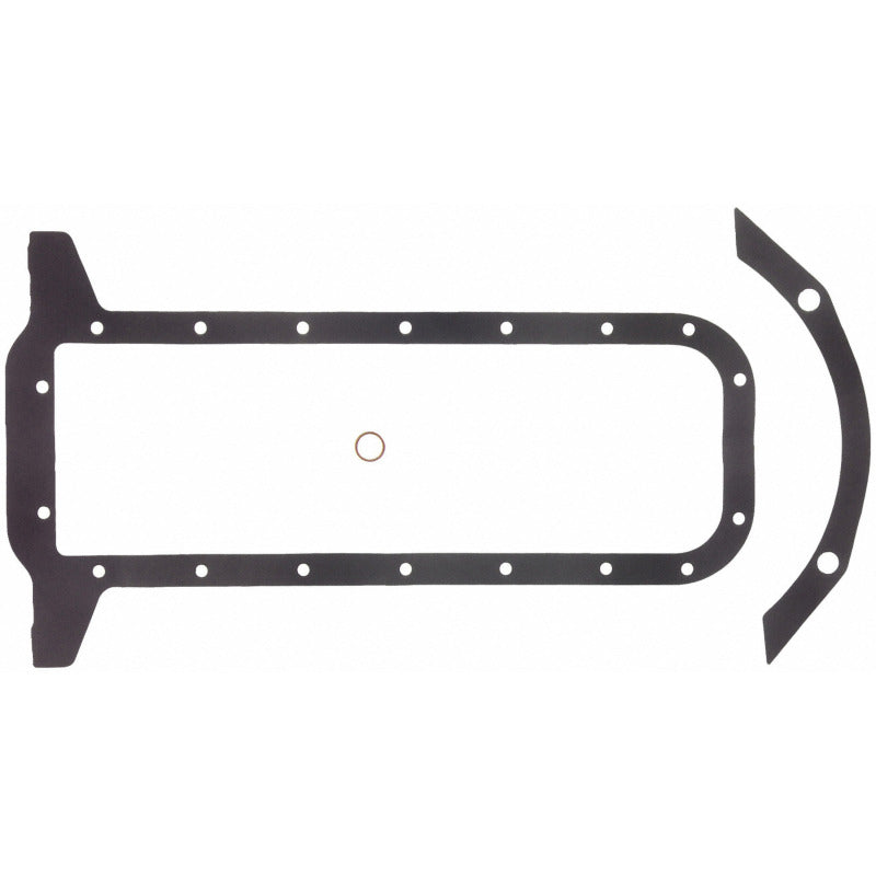 Fel-Pro OS 30305 Engine Oil Pan Gasket Set 20 Bolt Hole Two Piece Gasket
