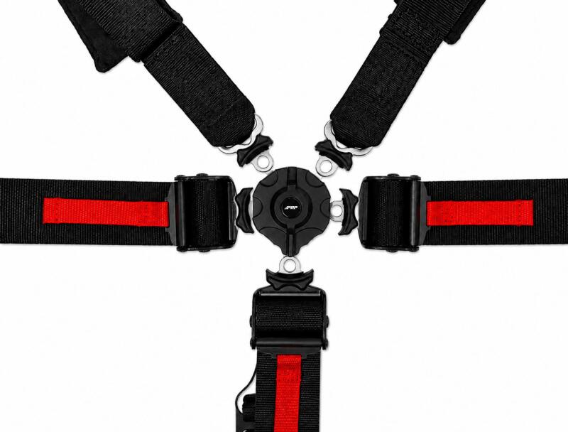 PRP 5.2 Cam-Lock Harness SFI 16.1 with Ratchet Straps- Black