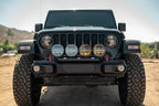 DV8 Offroad 2018-2025 Wrangler JL Push Bar for Mopar Rubicon Steel Bumper