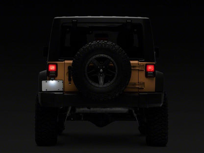 Raxiom 07-18 Jeep Wrangler JK Axial Series LED License Plate Conversion