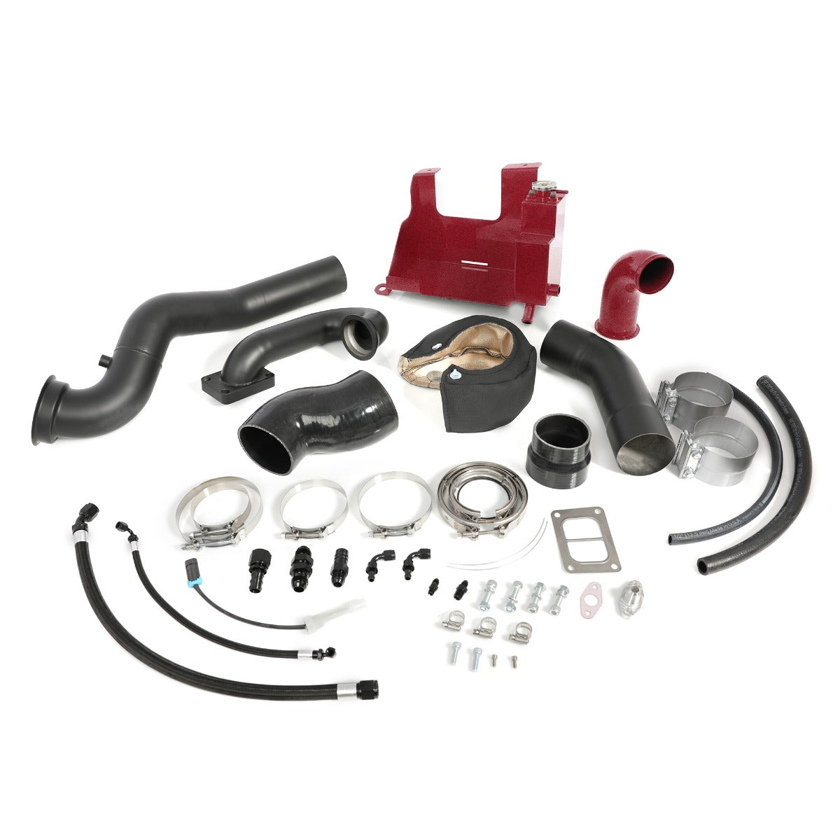HSP Add a Turbo Kit - No Turbo for 2013-2017 Dodge / Ram Cummins 4th Gen Illusion Cherry