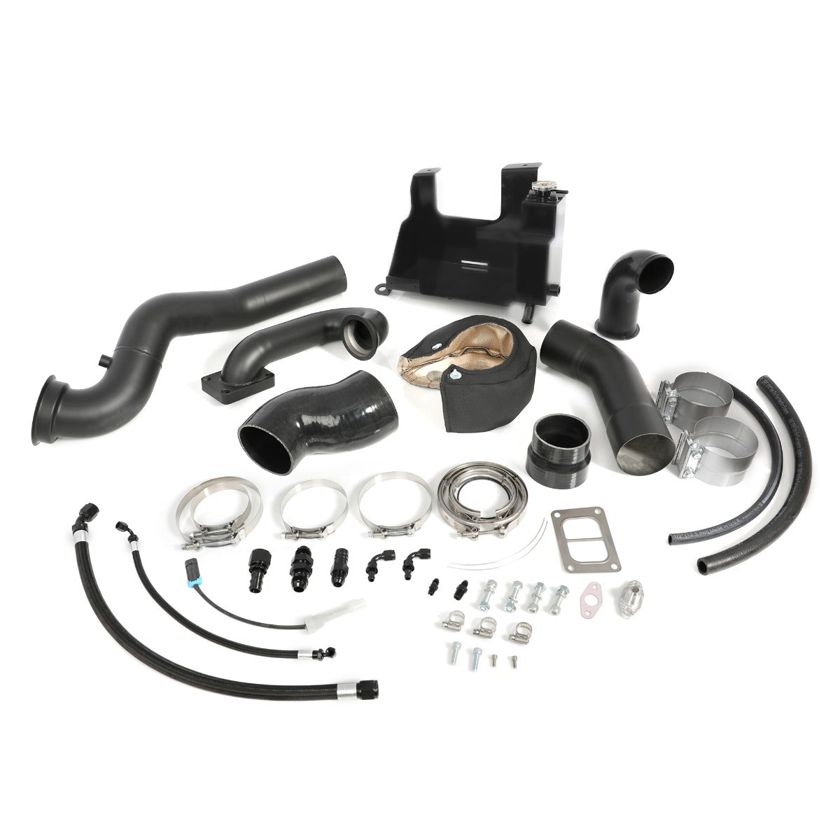 HSP Add a Turbo Kit - No Turbo for 2013-2017 Dodge / Ram Cummins 4th Gen Silk Satin Black