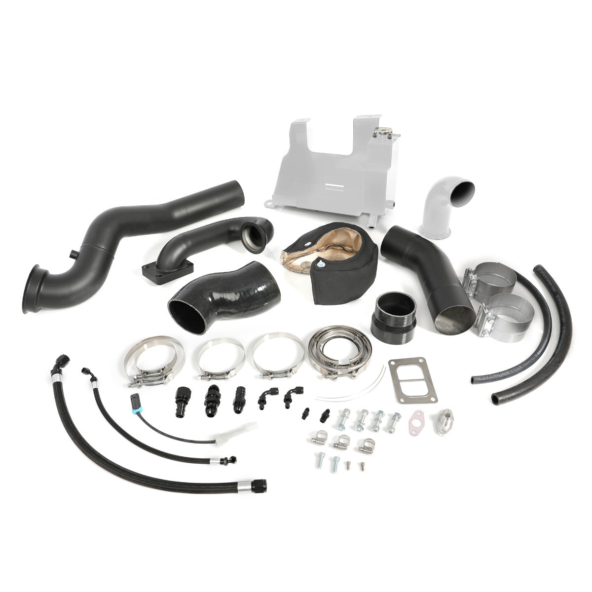 HSP Add a Turbo Kit - No Turbo for 2013-2017 Dodge / Ram Cummins 4th Gen Polar White
