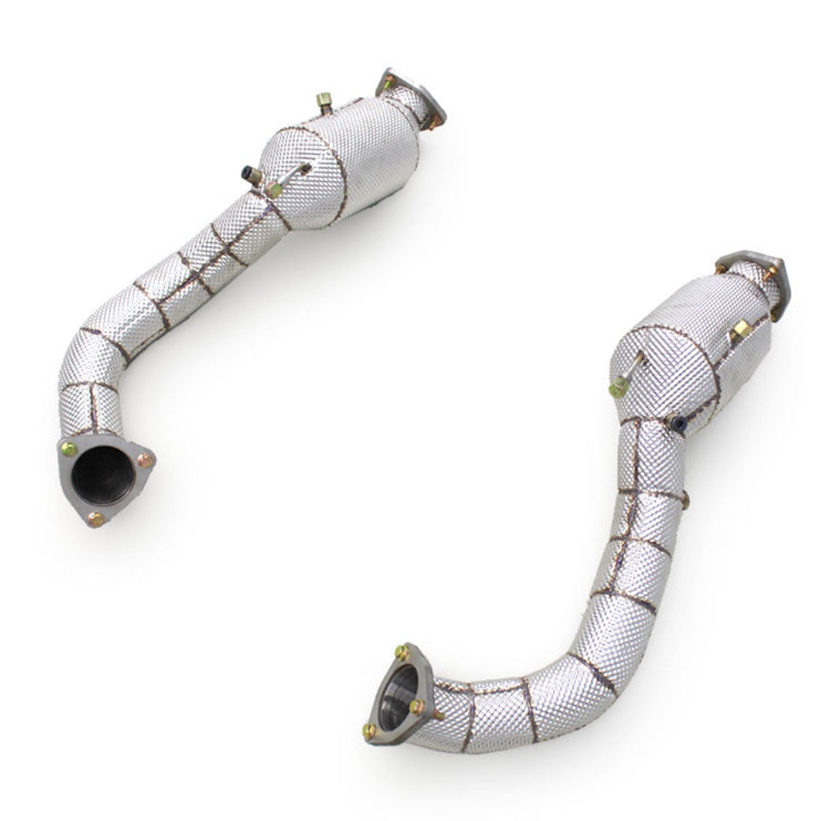 Catted High Flow Exhaust Downpipe for Porsche Cayman 718 GT4 RS 4.0L 2022-2025 - Bull Boost Performance