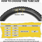 Bike Tube Set 20“/24”/26"/27.5“/29”
