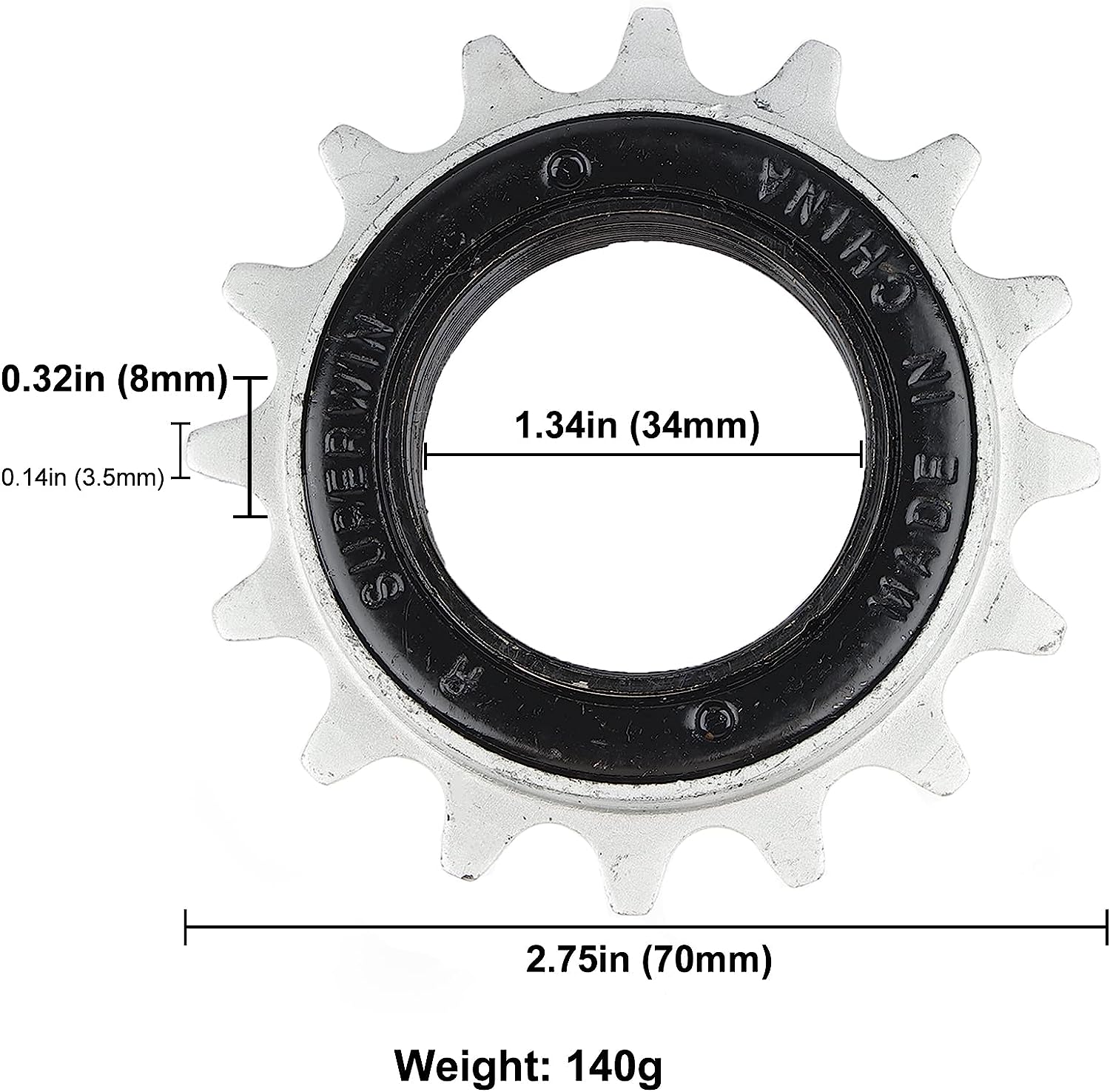 16T Single Speed Bike Freewheel