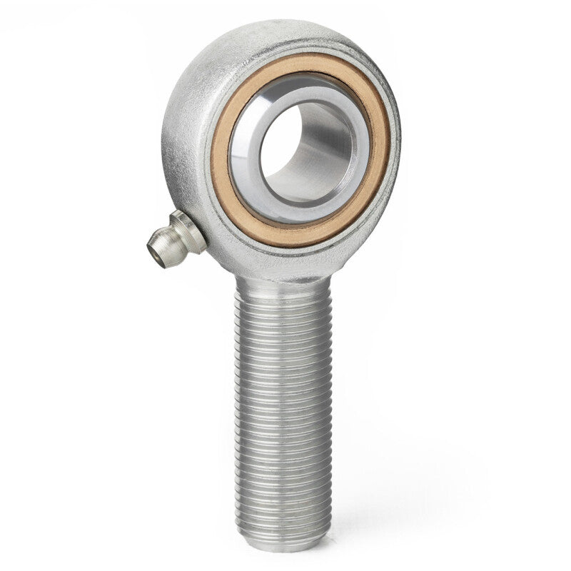 QA1 V Series 3-Pc Rod End - Male/Left Hand - 10mm Bore x M10x1.5 w/Zerk - Carbon Steel