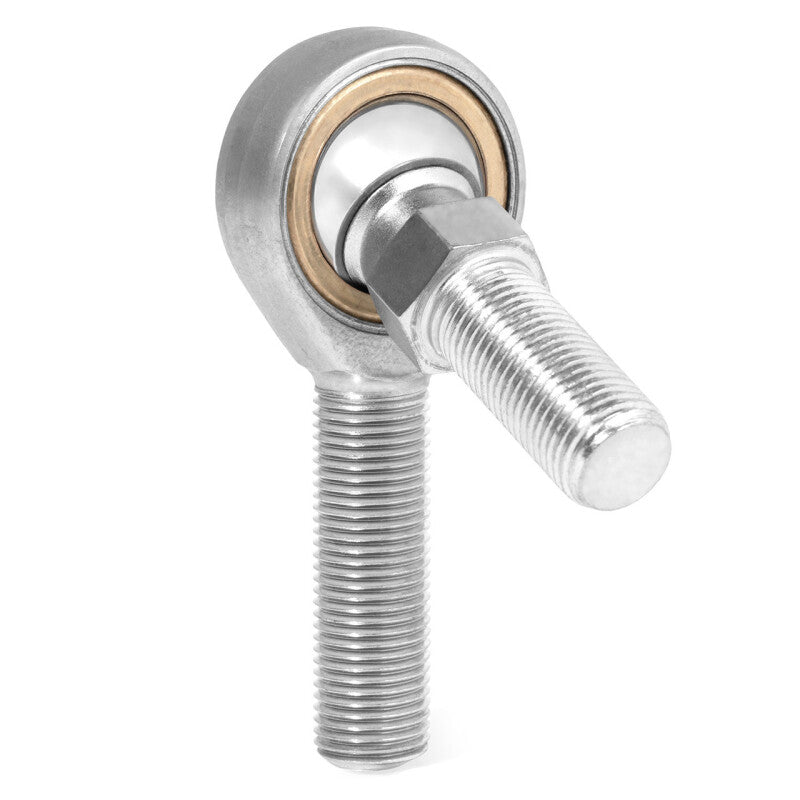 QA1 V Series 3-Pc Rod End - Male/Right Hand - .25in Bore x 1/4-28 w/Stud - Carbon Steel