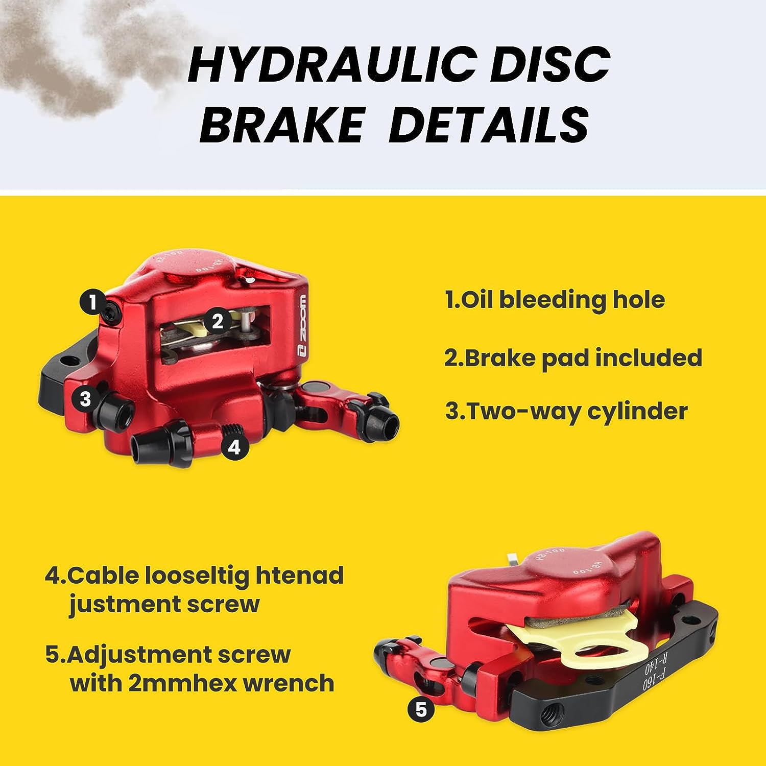 ZOOM XTECH HB-100 Brake Caliper