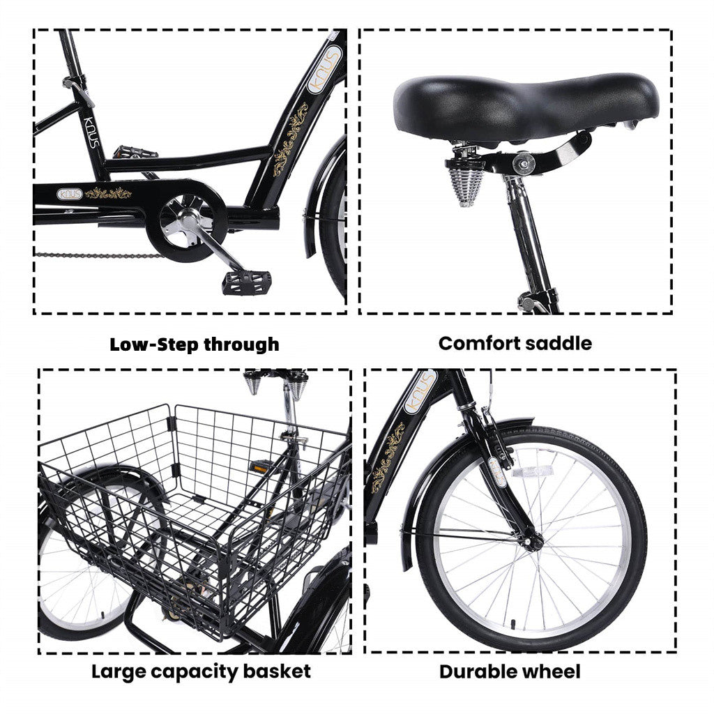 Knus KT03 26"  Adult Tricycle