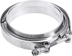 4.0" (102mm) Mild Steel Interlocking V-Band Clamp & Flange Kit – 308540-1M - Granatelli Motor Sports