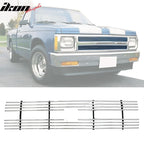 1991-1993 Chevrolet S10 Polished Silver Front Grile Insert Aluminum