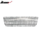 2004-2008 Ford F-150 Vertical Cutout Style Polished Silver Front Grile