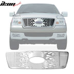2004-2005 Ford F-150 HoneyComb Style Polished Silver Front Grile