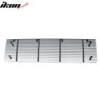 1987-1991 Ford Bronco & F-150 Cutout Style Polished Silver Front Grile