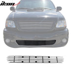 1999-2003 Ford F-150 Horizontal Style Polished Silver Front Grile