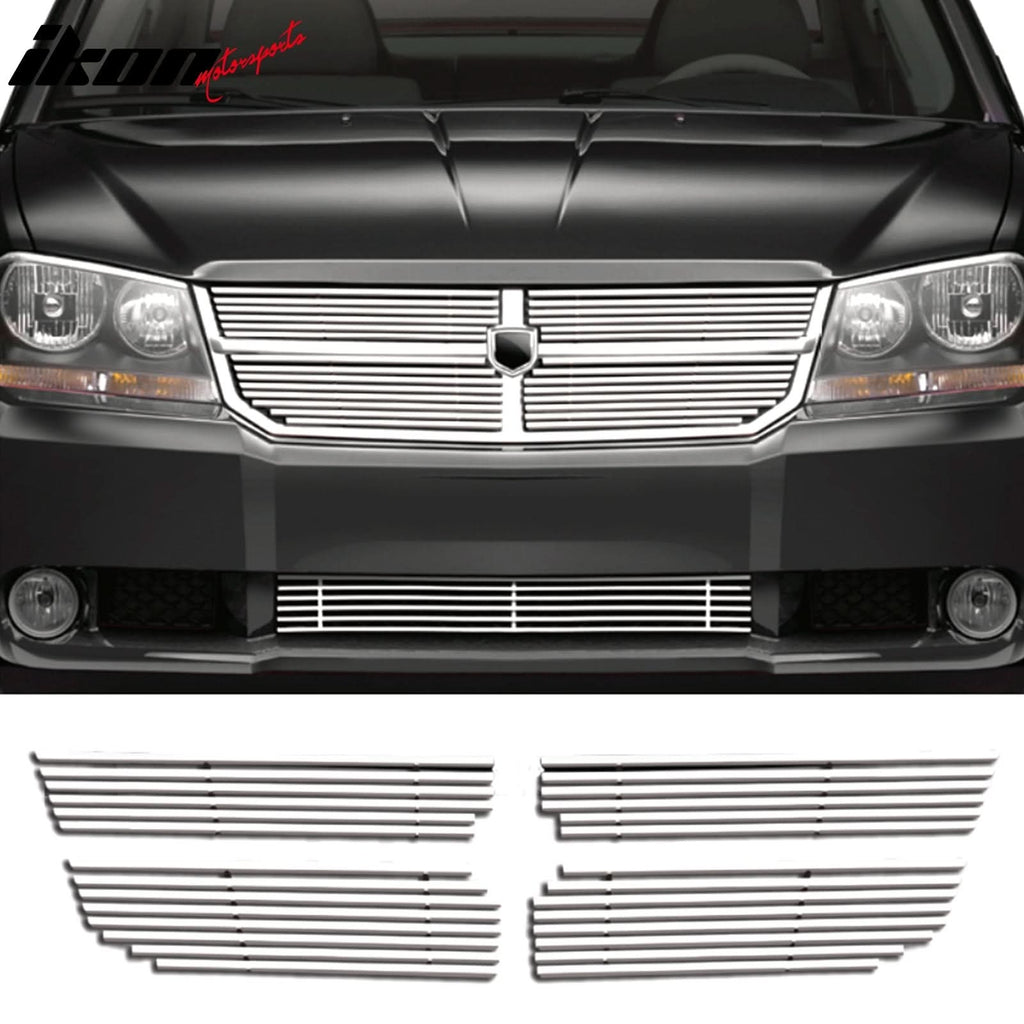 2008-2010 Dodge Avenger Billet Style Chrome Grille Stainless Steel
