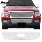 2009-2010 Ford Explorer Billet Style Chrome Grille Stainless Steel