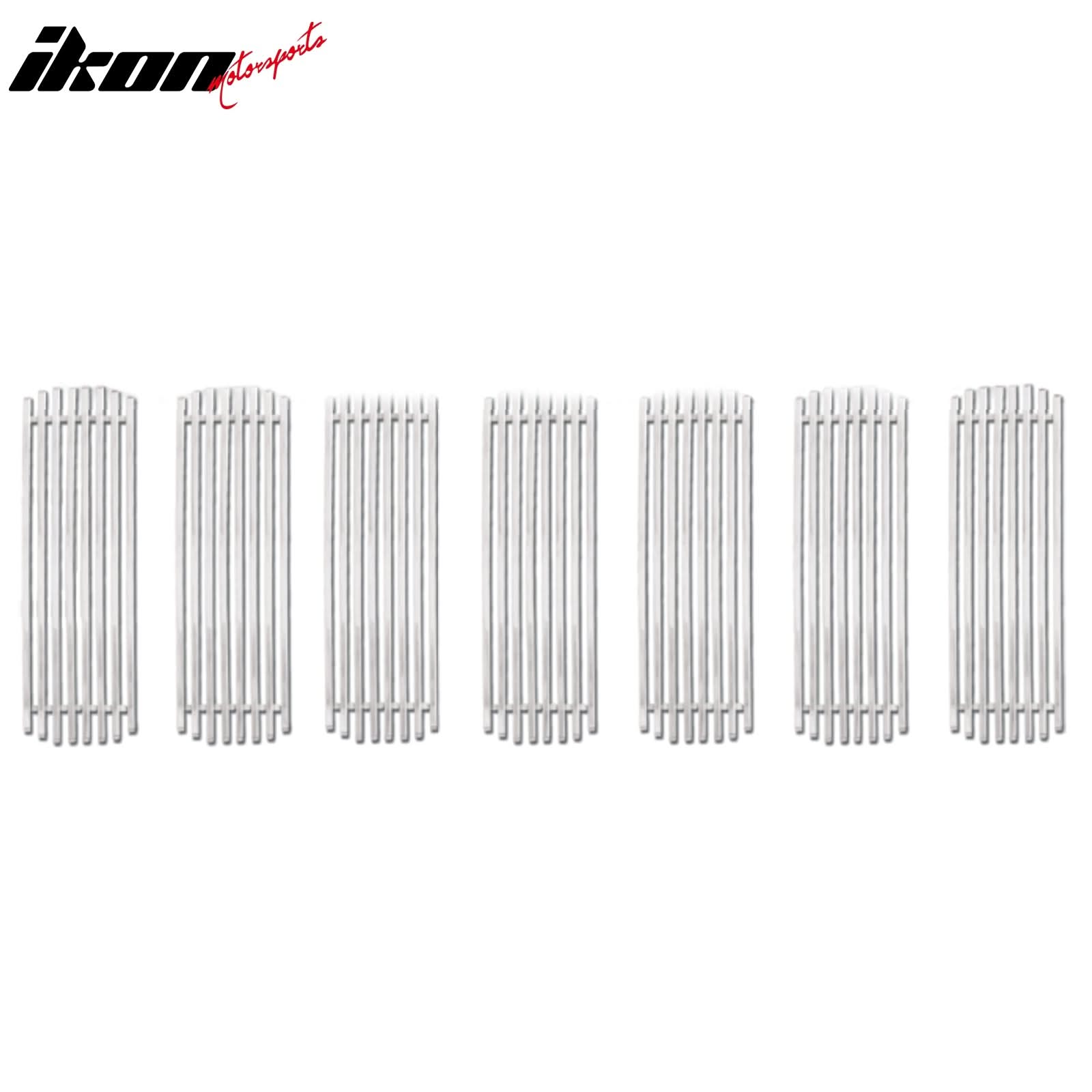 2007-2010 Jeep Compass Billet Style Upper Grill Insert Stainless Steel