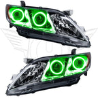 Oracle 07-09 Toyota Camry LED Headlight Halo Kit - Green