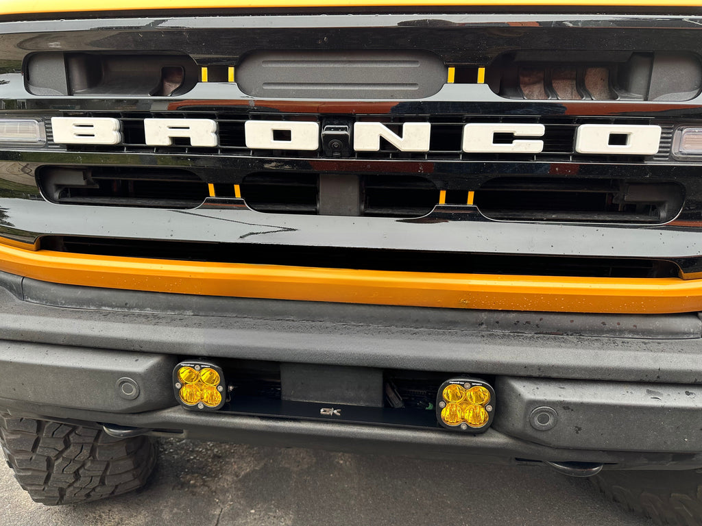 2021-2023+ Ford Bronco Stock Plastic Bumper Dual Light Mount By Gatekeeper Off-Road