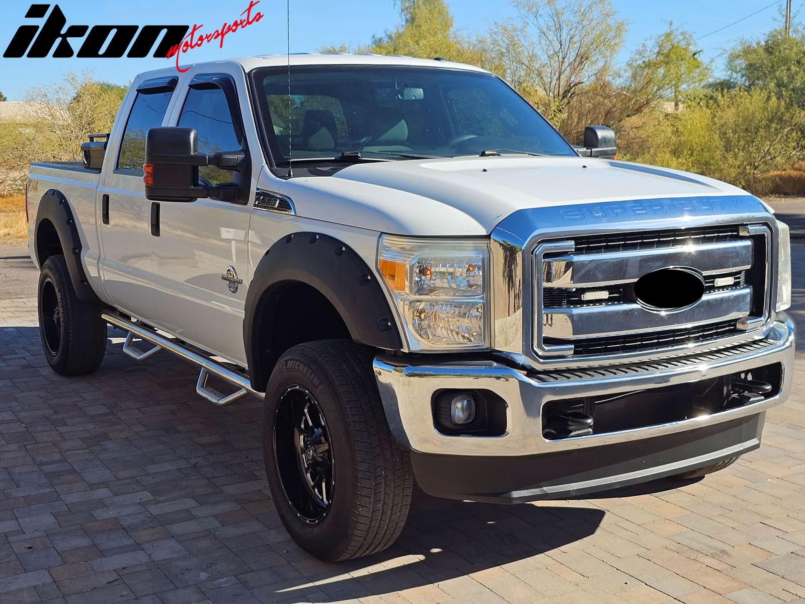 2011-2016 Ford F-250 OE Style Chrome Front Bumper Insert Grille ABS