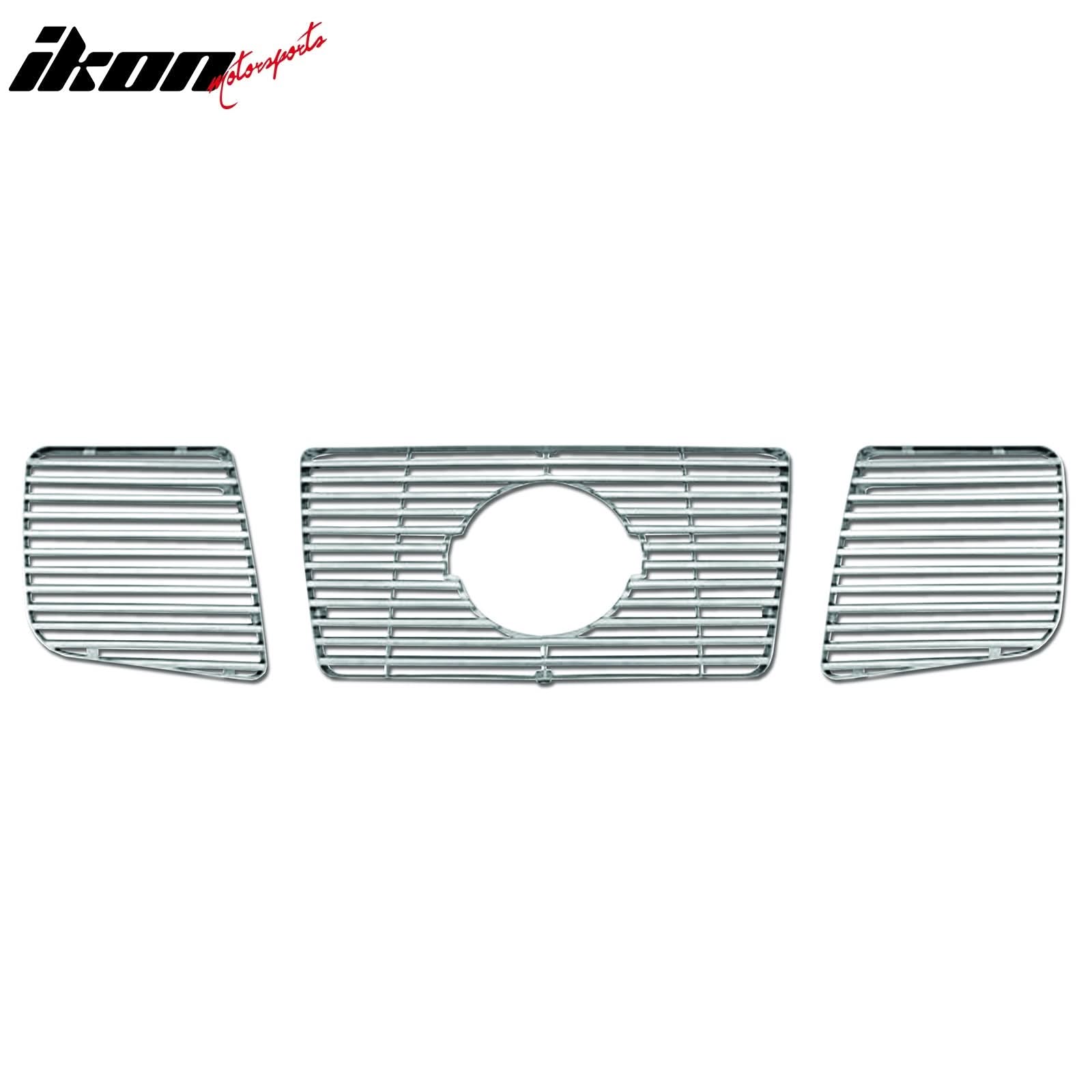 2004-2007 Nissan Titan SE/LE Chrome Front Bumper Hood Upper Grille ABS